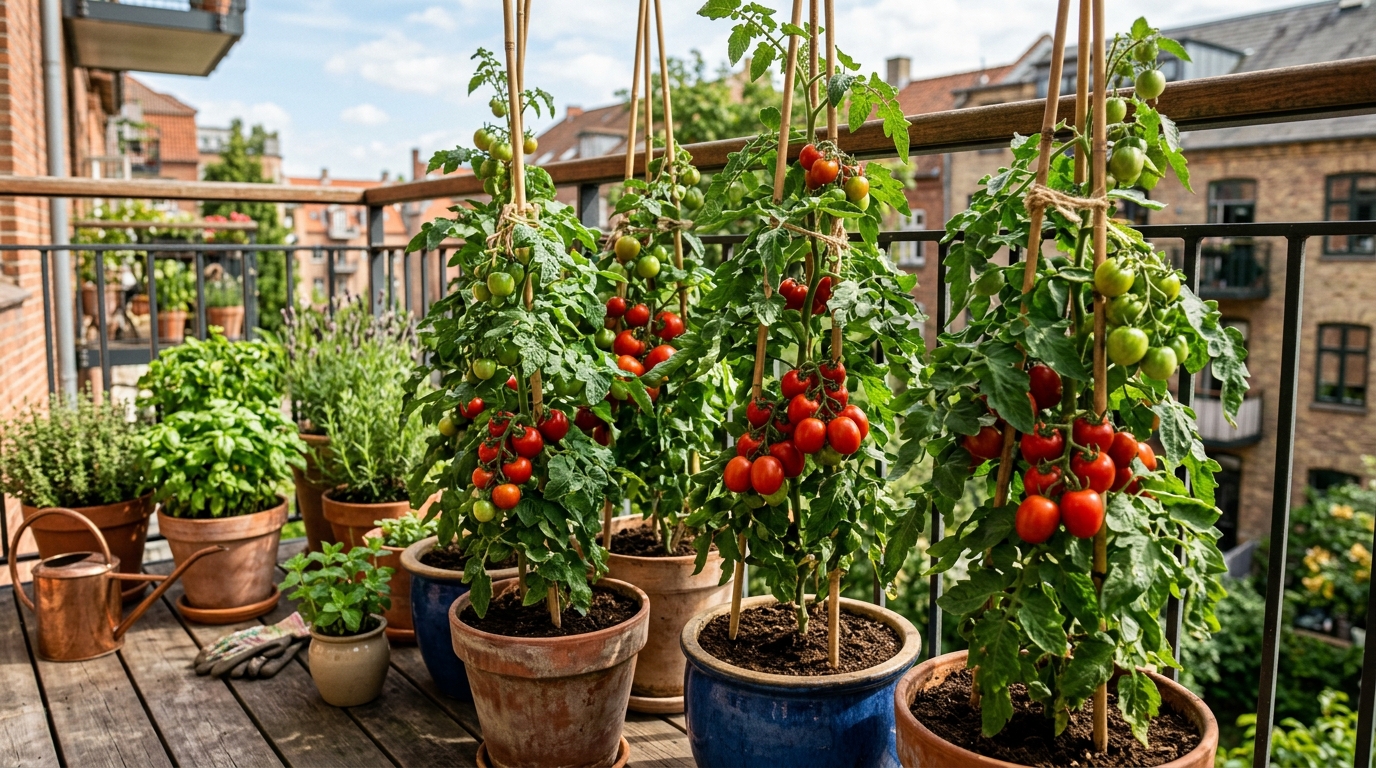 Imagen destacada de Cultivar Tomates en Maceta: Guía Paso a Paso que Sí Funciona