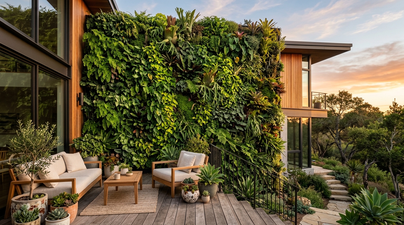 Imagen destacada de Jardín Vertical de Exterior: Cómo Montarlo Paso a Paso